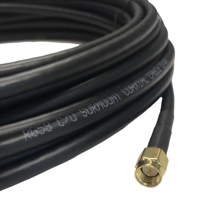 Кабельная сборка RG-58U SMA-male - SMA-female, длина на выбор